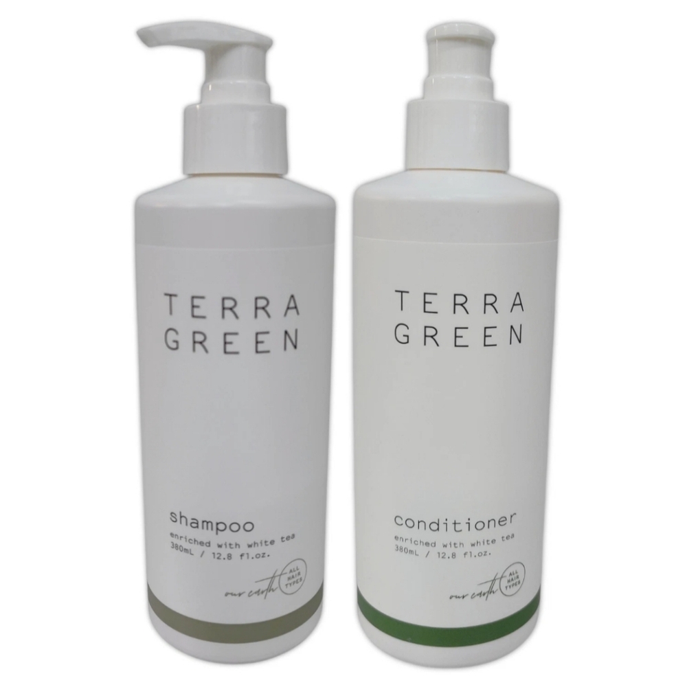 Emporium Terra Green 12.8 oz Shampoo And Conditioner - White Tea